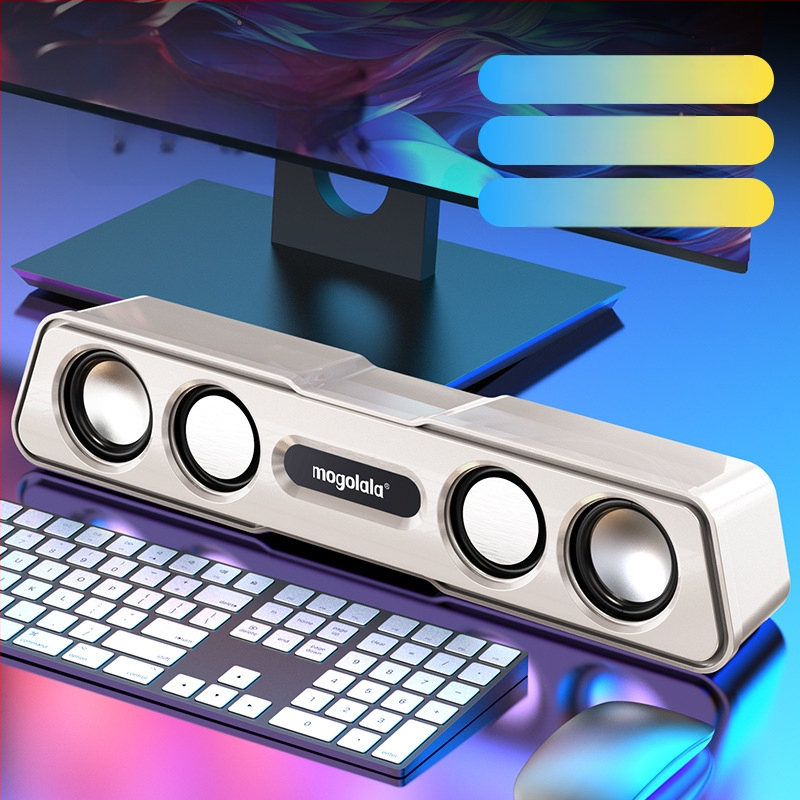 Számítógép hangszórók Q3, 2.1 csatornás, 5W, USB/3,5 mm/Bluetooth 4.0, 40 Hz–20 kHz, SNR ≥75 dB