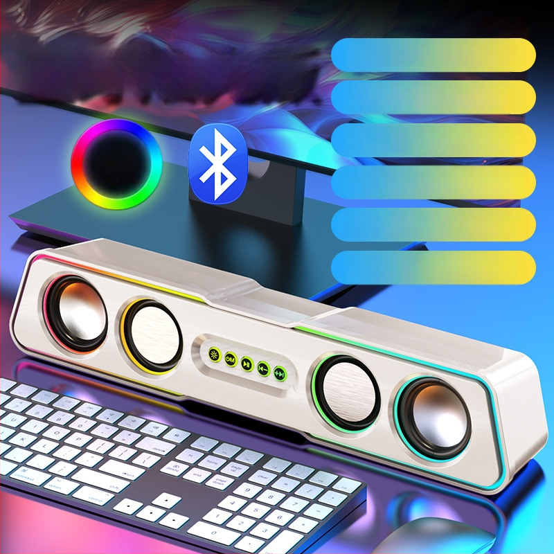 Számítógép hangszórók Q3, 2.1 csatornás, 5W, USB/3,5 mm/Bluetooth 4.0, 40 Hz–20 kHz, SNR ≥75 dB