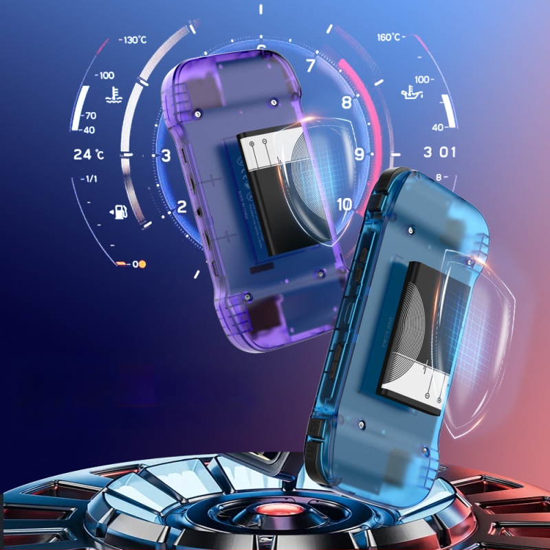 Kézi hordozható játékkonzol 4,2 hüvelykes kijelzővel, 64–128 GB tárhely, 32 bites operációs rendszer, vezeték nélküli kapcsolat, nosztalgikus dizájn