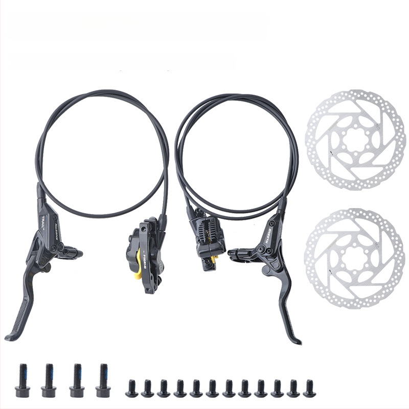 Χειριστήριο φρένου για ποδήλατο βουνού με υδραυλικό δισκοφρένο E4 με ψύξη, τετραπίστονος