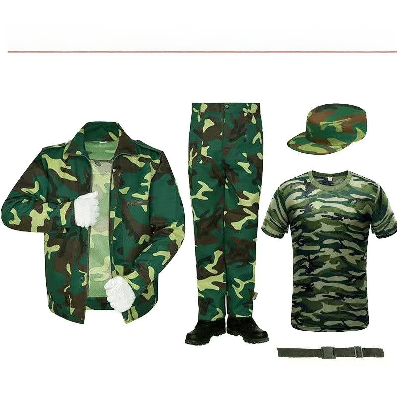 Σετ ενδυμάτων καμουφλάζ για εργασία – unisex, αναπνεύσιμο μείγμα συνθετικών ινών, καμουφλάζ, κατάλληλο για άνοιξη, καλοκαίρι και φθινόπωρο