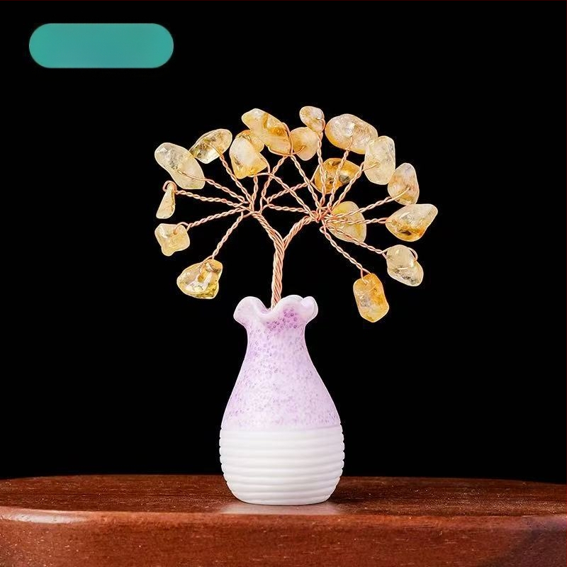 Кристална мини вазичка за цветя, реалистичен имитационен дизайн за DIY микро ландшафт, Материал: кристал, Категория: смолна изработка, Марка: Floating Life Half Dream, Код на продукта: C0055