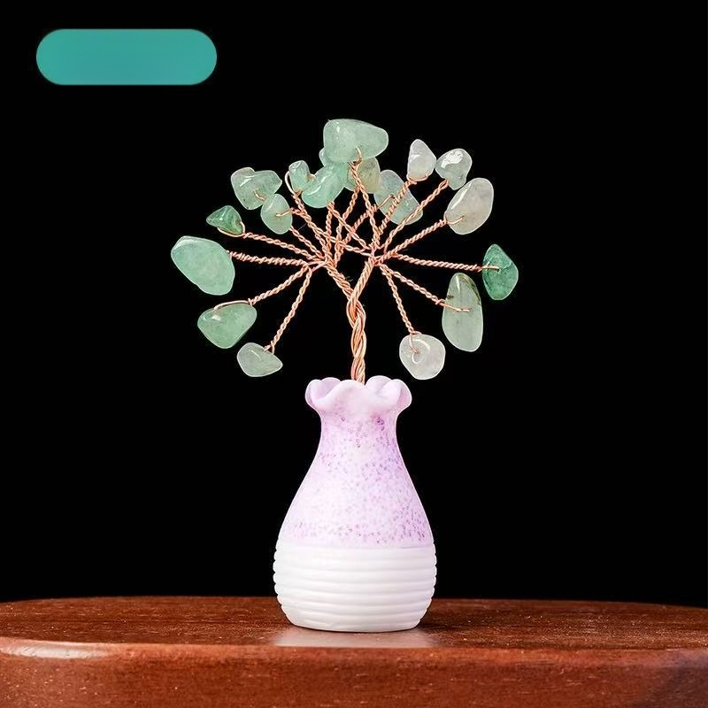 Кристална мини вазичка за цветя, реалистичен имитационен дизайн за DIY микро ландшафт, Материал: кристал, Категория: смолна изработка, Марка: Floating Life Half Dream, Код на продукта: C0055