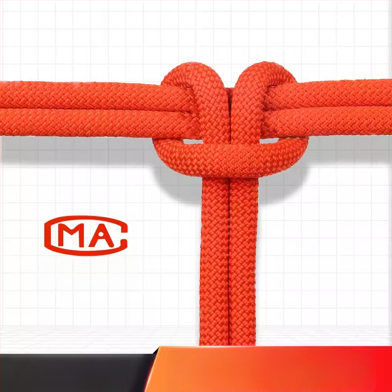 Въже за работа на височини и безопасност, въже за открито катерене, спасително и аварийно въже — полипропиленово влакно, 18 kN, национален стандарт