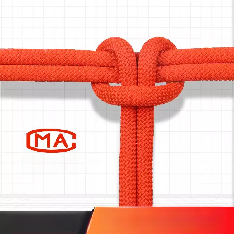Въже за работа на височини и безопасност, въже за открито катерене, спасително и аварийно въже — полипропиленово влакно, 18 kN, национален стандарт