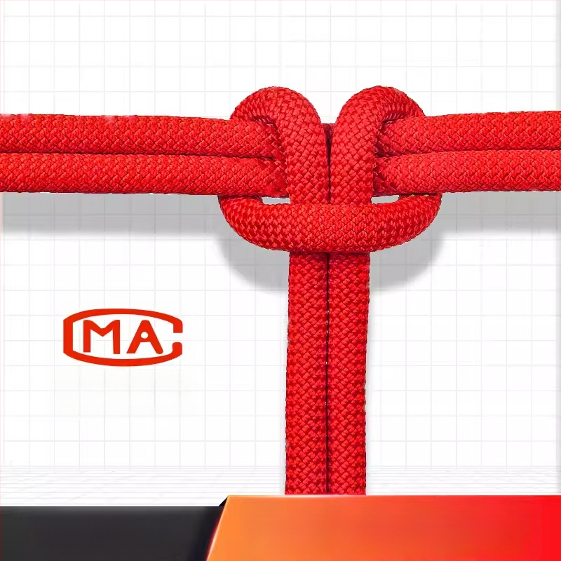 Въже за работа на височини и безопасност, въже за открито катерене, спасително и аварийно въже — полипропиленово влакно, 18 kN, национален стандарт