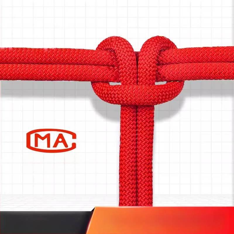 Въже за работа на височини и безопасност, въже за открито катерене, спасително и аварийно въже — полипропиленово влакно, 18 kN, национален стандарт