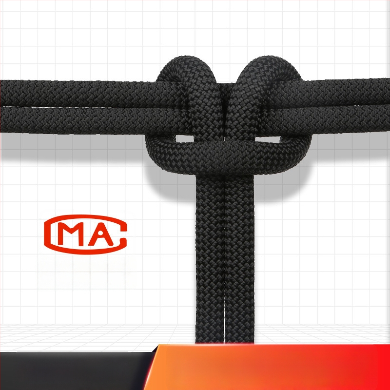 Въже за работа на височини и безопасност, въже за открито катерене, спасително и аварийно въже — полипропиленово влакно, 18 kN, национален стандарт