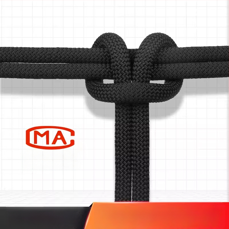 Въже за работа на височини и безопасност, въже за открито катерене, спасително и аварийно въже — полипропиленово влакно, 18 kN, национален стандарт