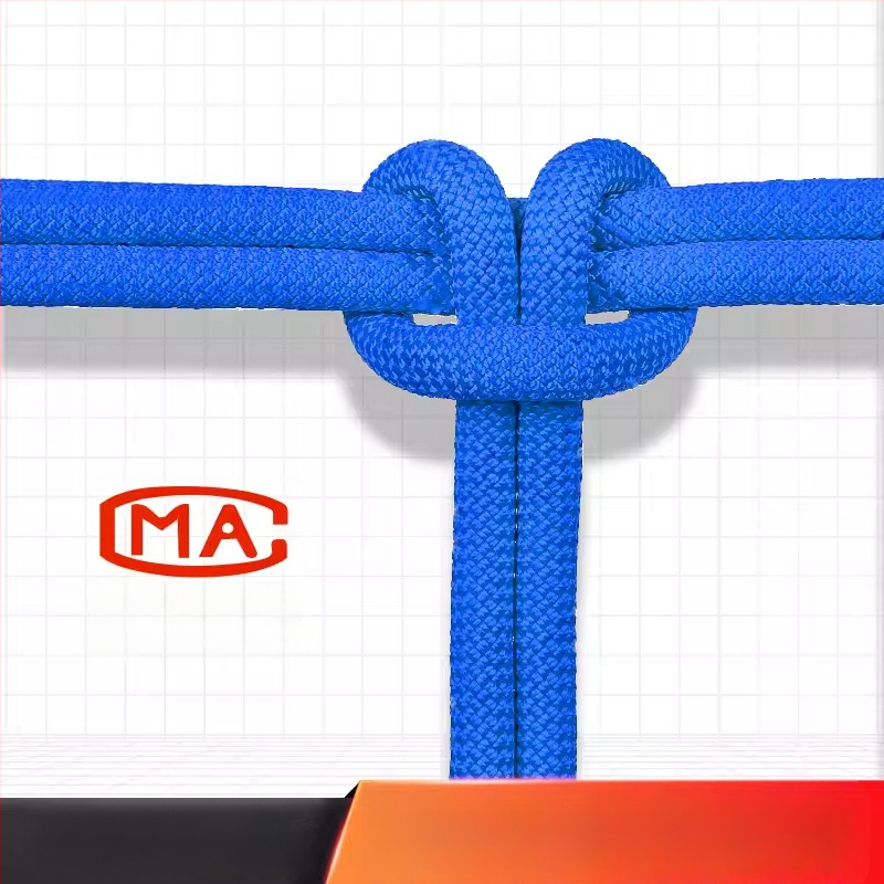 Въже за работа на височини и безопасност, въже за открито катерене, спасително и аварийно въже — полипропиленово влакно, 18 kN, национален стандарт