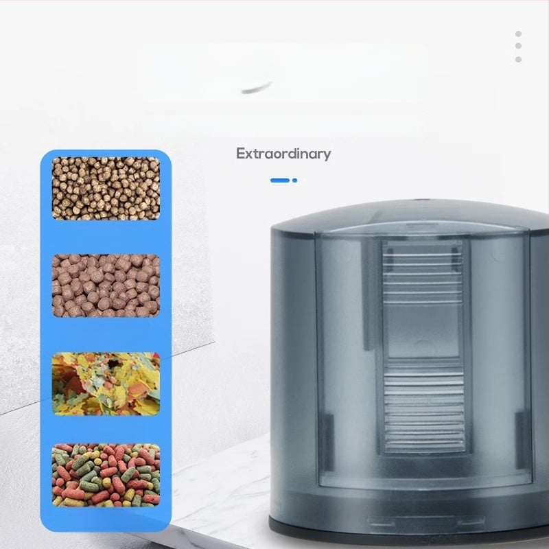 yee automata haltáp etető időzítővel, műanyag burkolat, nagy kapacitású akváriumhoz koi és aranyhalak számára