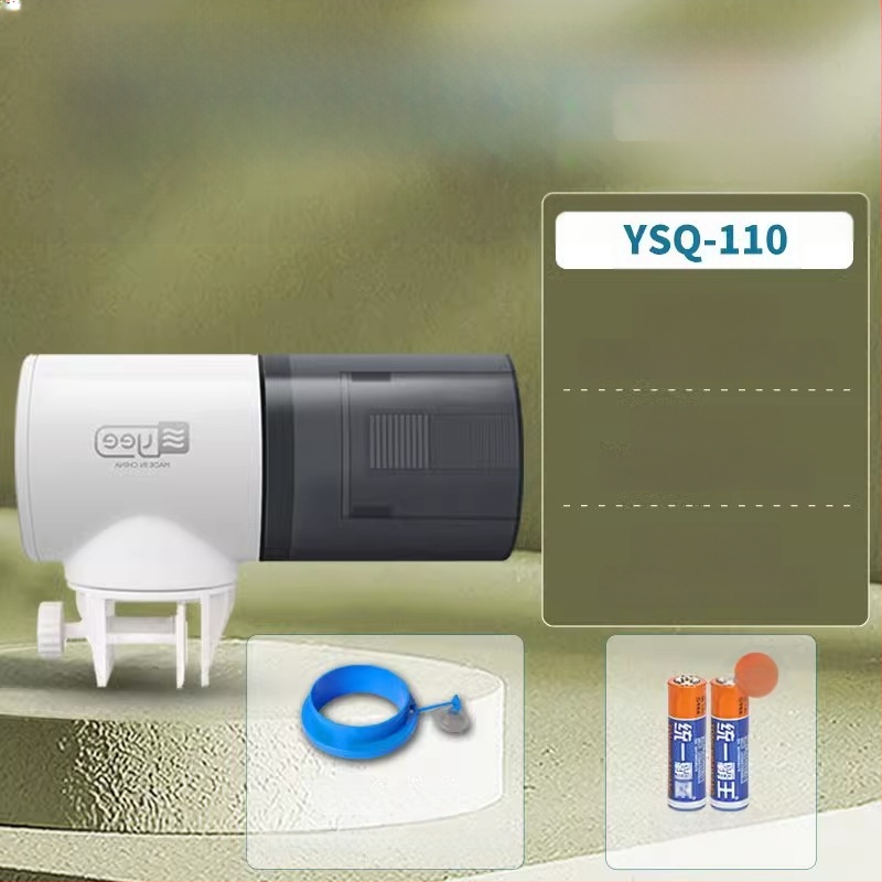 yee automata haltáp etető időzítővel, műanyag burkolat, nagy kapacitású akváriumhoz koi és aranyhalak számára