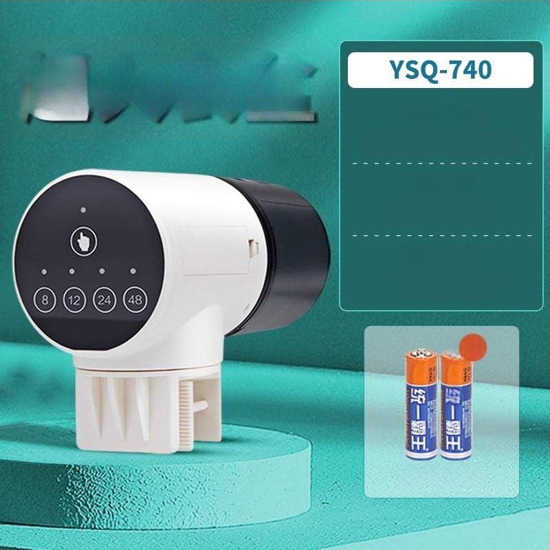 yee automata haltáp etető időzítővel, műanyag burkolat, nagy kapacitású akváriumhoz koi és aranyhalak számára