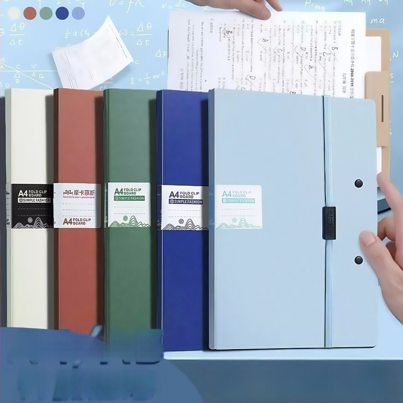 Műanyagból készült, egy klipezzel ellátott dokumentumtartó, függőleges elrendezésű, hátsó szélesség kb. 167 mm