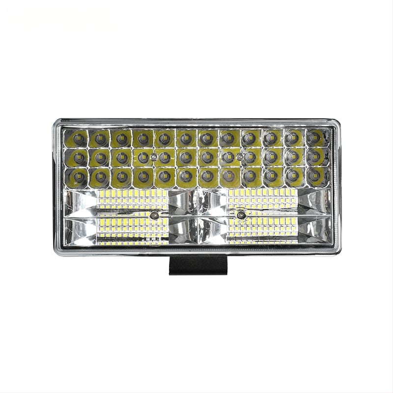 LED széles látószögű munka lámpa teherautók és terepjárók számára, 12/24V, 30W, 15000 lm, 3000K, alumíniumötvözet