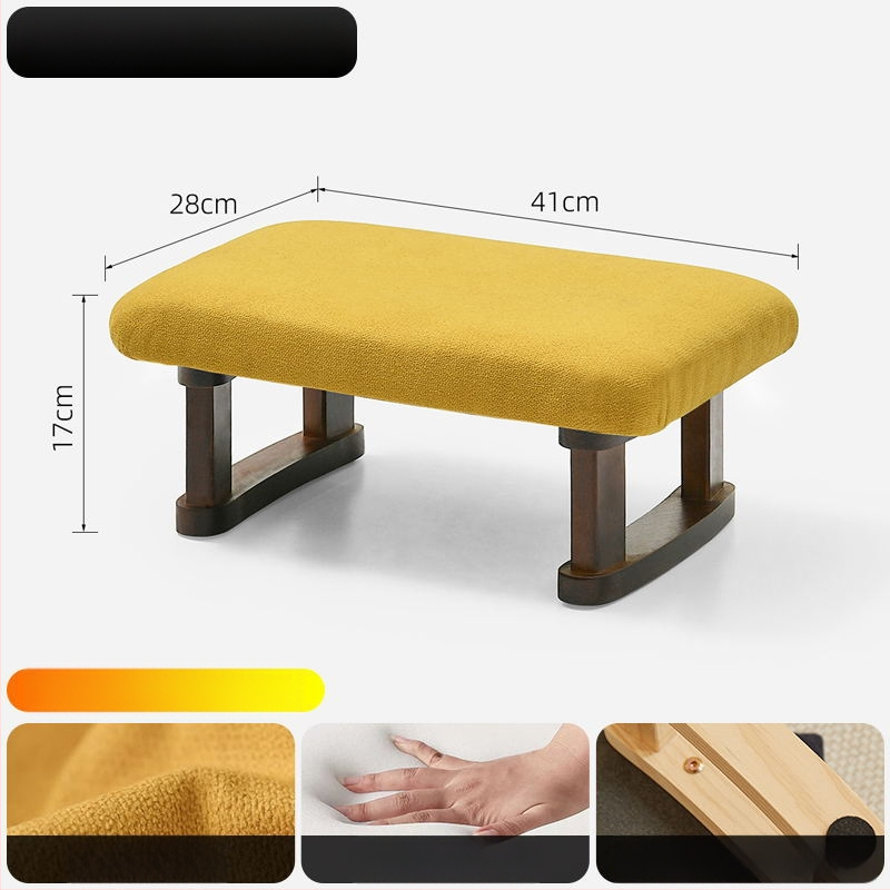 Fa lábtartó, japán stílusú, multifunkcionális, gyerekeknek, felnőtteknek és időseknek