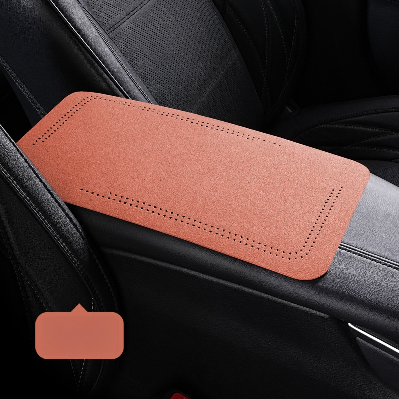Semiš podložak za središnji pretinac automobila, zaštitni jastuk za lakat, univerzalno za sve sezone, unutarnji auto dodatak, veličina 19×32 cm