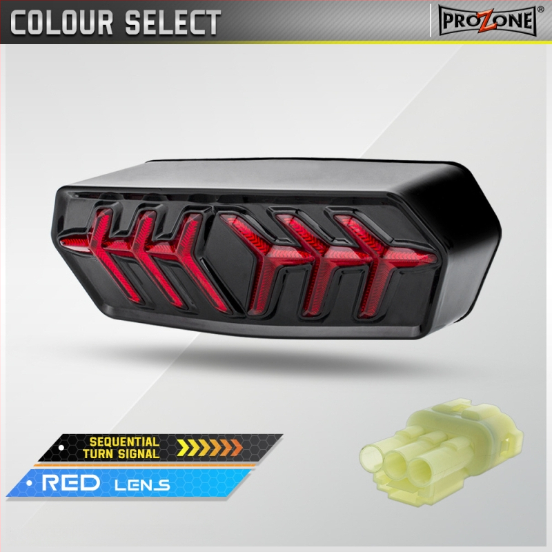 LED integrirana stražnja svjetiljka za Honda MSX125, GROM125, CB650F, CBR650, CTX700 – stil riblje kosti