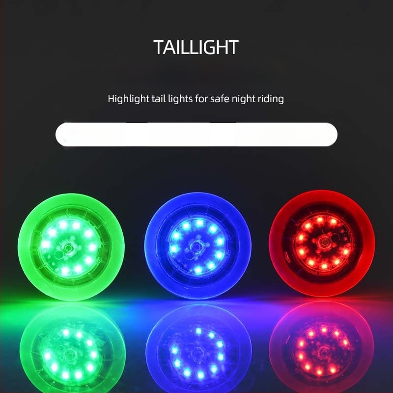 Задно светло за каска с клипс и презрамка за каране на открито – Fire Wolf марка, лицензиран частен етикет, възможност за персонализация.