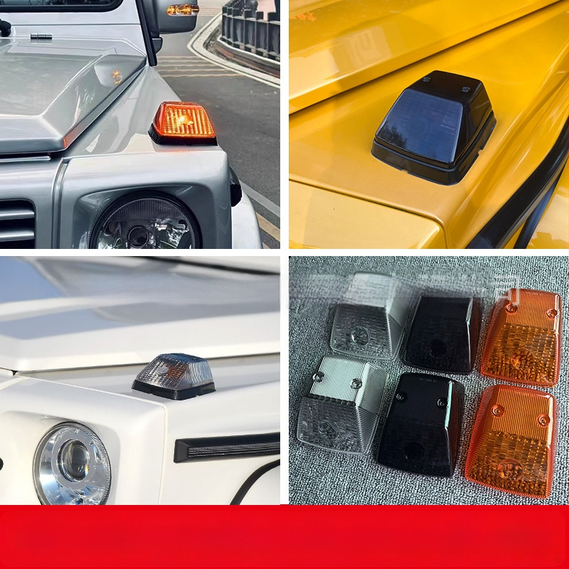 Carcasă semnalizare Xinhui din PP pentru W463 Mercedes-Benz G-Class (G500/G63/G350/G55) cu suport de instalare