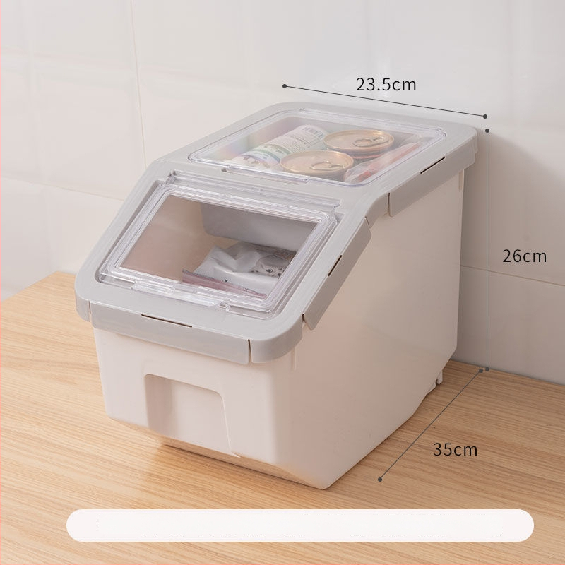 Κοντέινερ αποθήκευσης τροφής γάτας και σκύλων – Μεγάλη χωρητικότητα, σφραγισμένο, ανθεκτικό στην υγρασία, Υλικό: ίνα