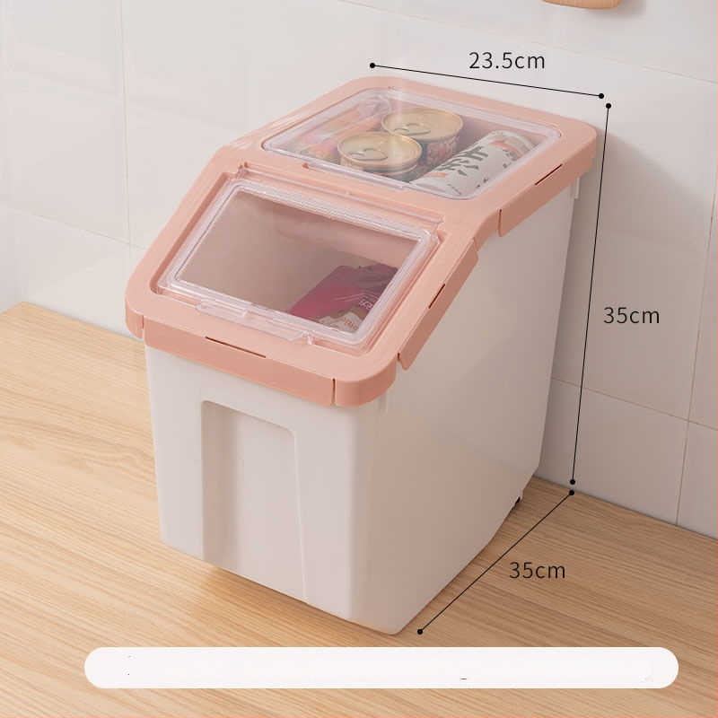 Κοντέινερ αποθήκευσης τροφής γάτας και σκύλων – Μεγάλη χωρητικότητα, σφραγισμένο, ανθεκτικό στην υγρασία, Υλικό: ίνα