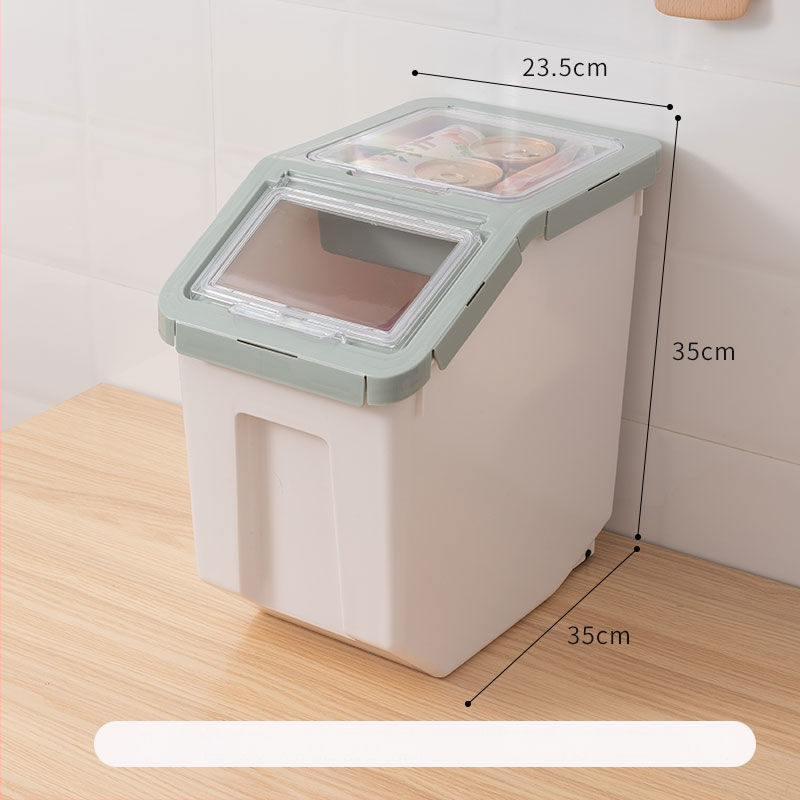 Κοντέινερ αποθήκευσης τροφής γάτας και σκύλων – Μεγάλη χωρητικότητα, σφραγισμένο, ανθεκτικό στην υγρασία, Υλικό: ίνα