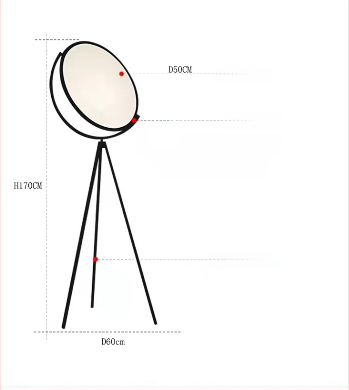 Minimalista állólámpa nappaliba vas testtel, vasból és akrilból készült árnyékolóval, LED világítás, 220V, 5-10 m² megvilágítási terület, alkalmas nappalira, hálószobára és dolgozószobára