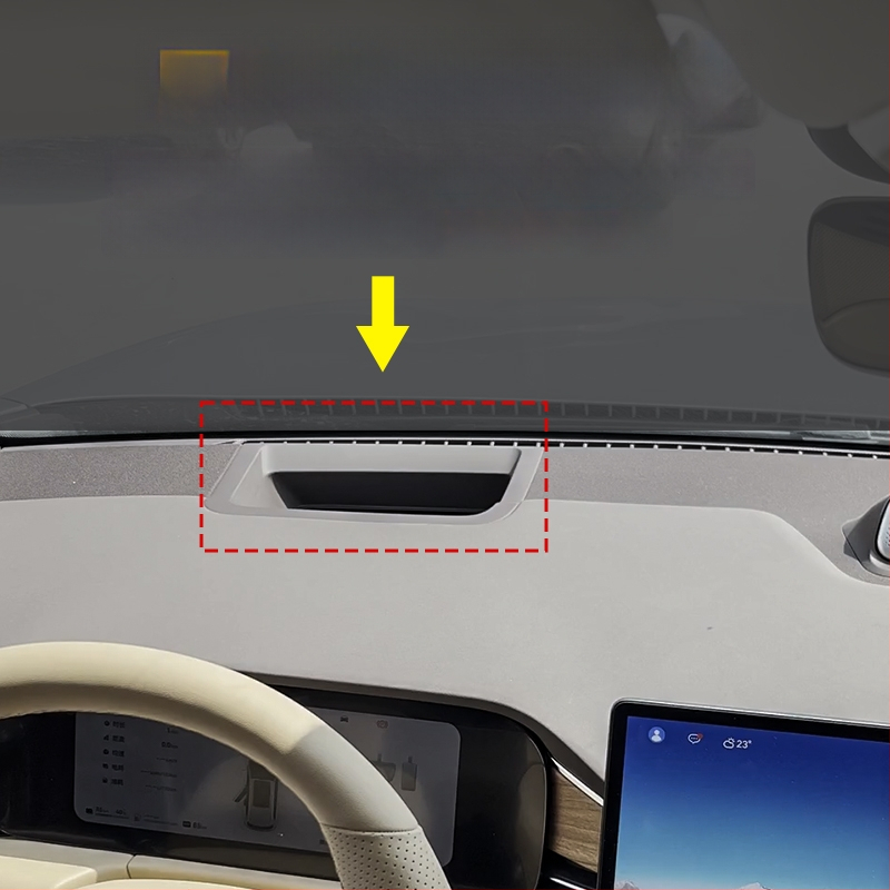 Pad decor interior din piele pentru consola centrală și bord, protecție solară • Material: Piele • Personalizare: Nu • Brand: Altul