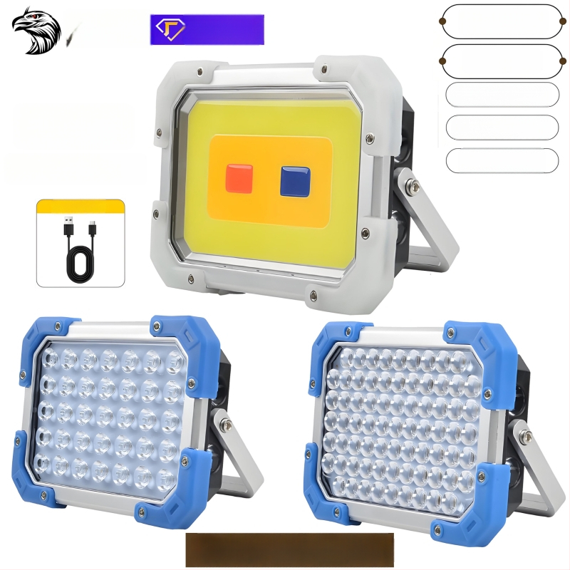 Φωτιστικό LED για κάμπινγκ, επαναφορτιζόμενο 5V, 12W/18W, διακόπτης πατήματος