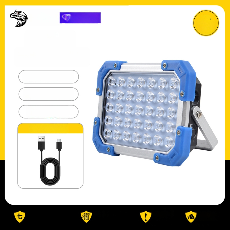 Φωτιστικό LED για κάμπινγκ, επαναφορτιζόμενο 5V, 12W/18W, διακόπτης πατήματος