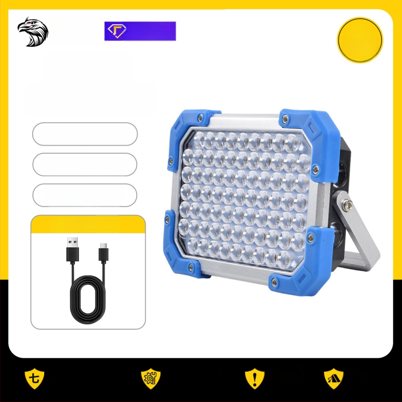 Φωτιστικό LED για κάμπινγκ, επαναφορτιζόμενο 5V, 12W/18W, διακόπτης πατήματος