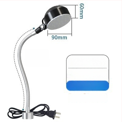 LED Φωτιστικό Εργασίας για Μηχανουργικές Εργασίες, 10W, 220V/36V, με Ισχυρή Μαγνητική Βάση και Μακρύ Βραχίονα, για CNC Τόρνο και Φρέζα