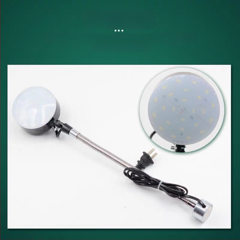 LED Φωτιστικό Εργασίας για Μηχανουργικές Εργασίες, 10W, 220V/36V, με Ισχυρή Μαγνητική Βάση και Μακρύ Βραχίονα, για CNC Τόρνο και Φρέζα