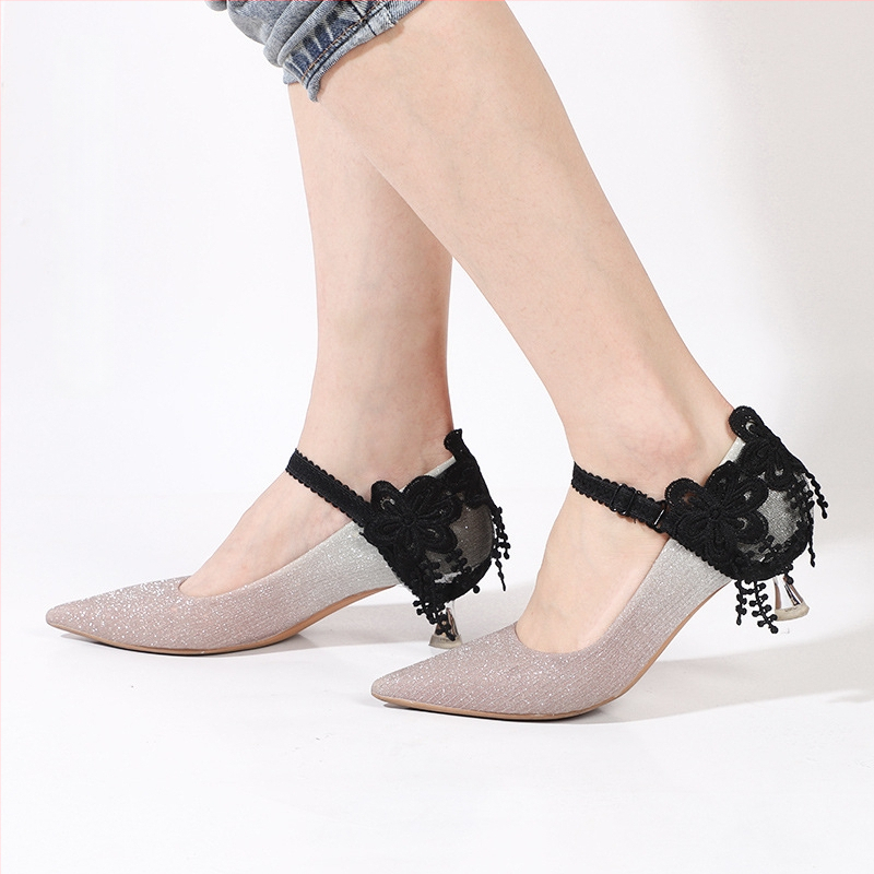 Αντι-πτώση φτέρνας για ψηλά παπούτσια – ρυθμιζόμενα κορδόνια πολυεστέρα, μοντέλο ST-020, μάρκα Shengtong, κατάλληλο για δερμάτινα παπούτσια, αποτρέπει την πτώση της φτέρνας