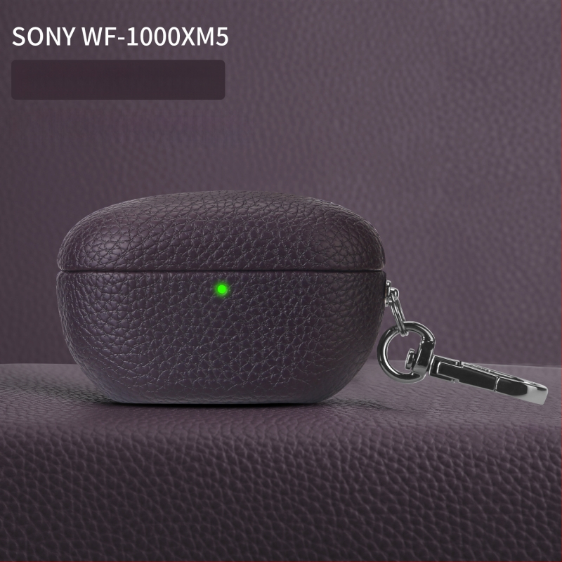Θήκη προστασίας υψηλής ποιότητας για Sony WF-1000XM5 με υφή lychee