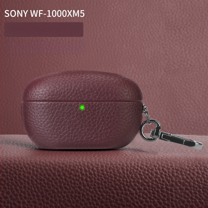 Θήκη προστασίας υψηλής ποιότητας για Sony WF-1000XM5 με υφή lychee