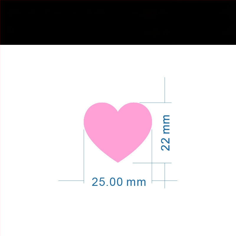 Цветен ръкописен етикет с голямо сърце – карикатурен самозалепващ етикет за имена, Wright Riley, материал: покрита хартия със лепило, персонализируем, подходящ за подарък