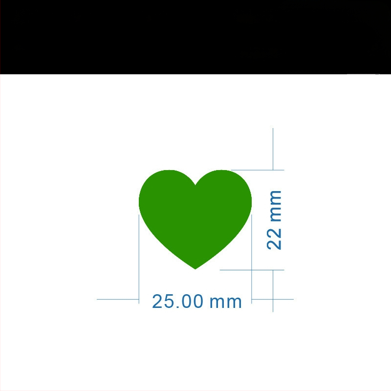 Цветен ръкописен етикет с голямо сърце – карикатурен самозалепващ етикет за имена, Wright Riley, материал: покрита хартия със лепило, персонализируем, подходящ за подарък