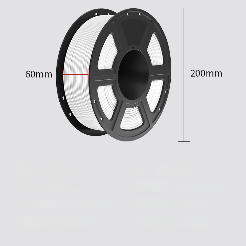 PLA 3D nyomtató filament, Coridi, hossz 330 m, sűrűség 1,25 g/cm³