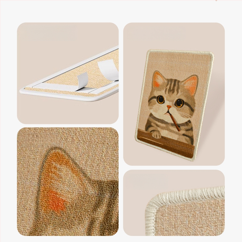 Πίνακας γρατσουνίσματος για γάτες, κάθετα τοποθετούμενος στον τοίχο – ανθεκτικός, προστατεύει τον καναπέ, παιχνίδι ακονίσματος νυχιών