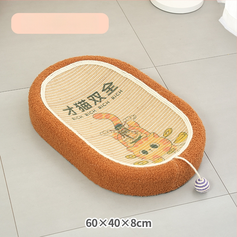 Four Peng Cat Nest and Sisal Scratching Post — πλήρης επιφάνεια από sisal, ανθεκτική κατασκευή, χαριτωμένο στυλ