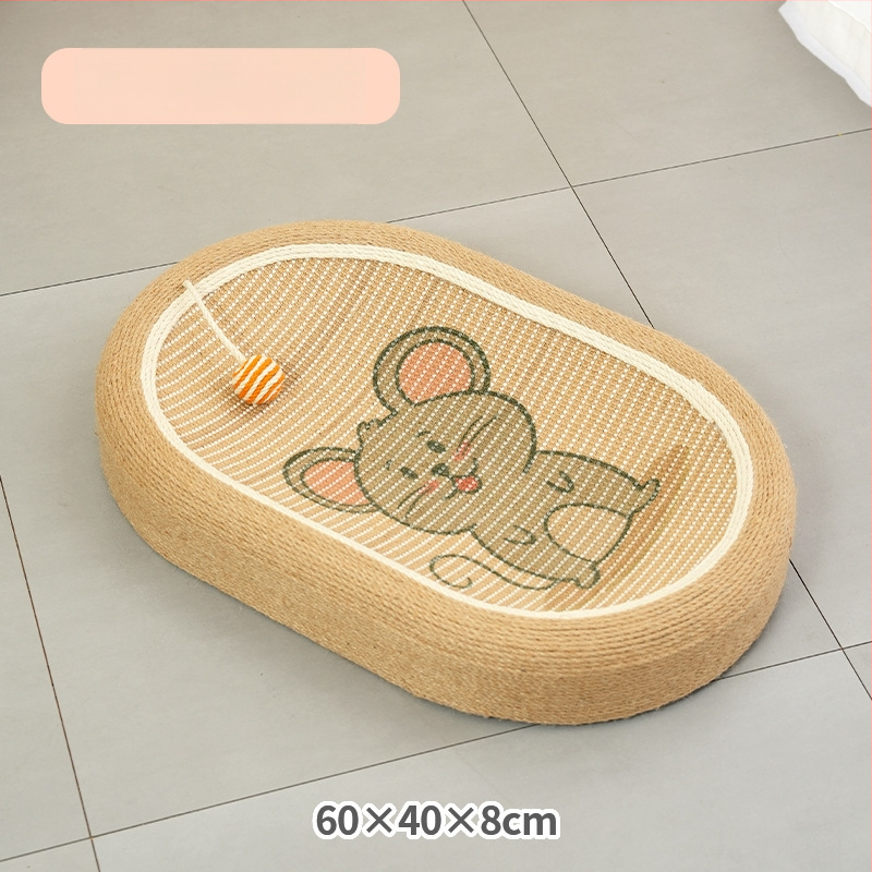 Four Peng Cat Nest and Sisal Scratching Post — πλήρης επιφάνεια από sisal, ανθεκτική κατασκευή, χαριτωμένο στυλ