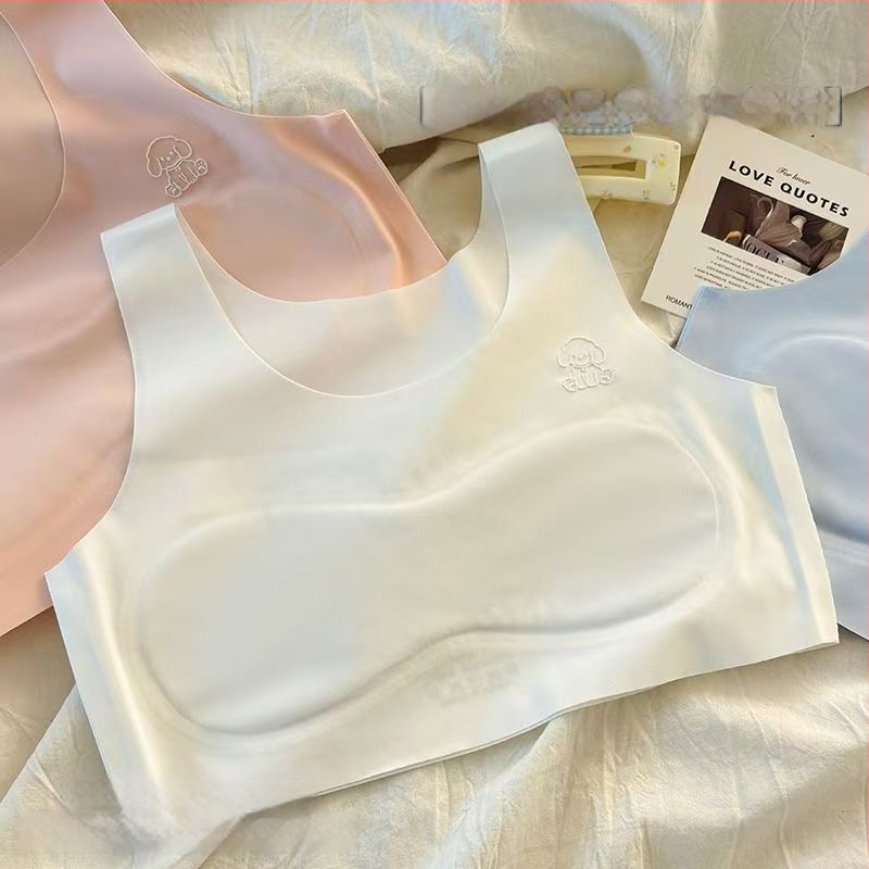 Dječji top od Ice Silk, prozračan bezšivni grudnjak, za djevojčice 9–13 godina