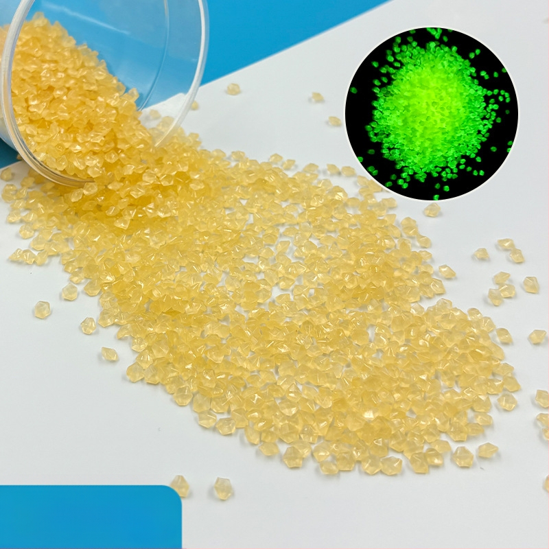 Nisip fosforescent pentru grădină și peisaj de acvariu – pietriș luminos și pietre ciobite, 25 kg, ambalaj 200 bucăți, brand Jibiao, Landstone, origine Yiwu