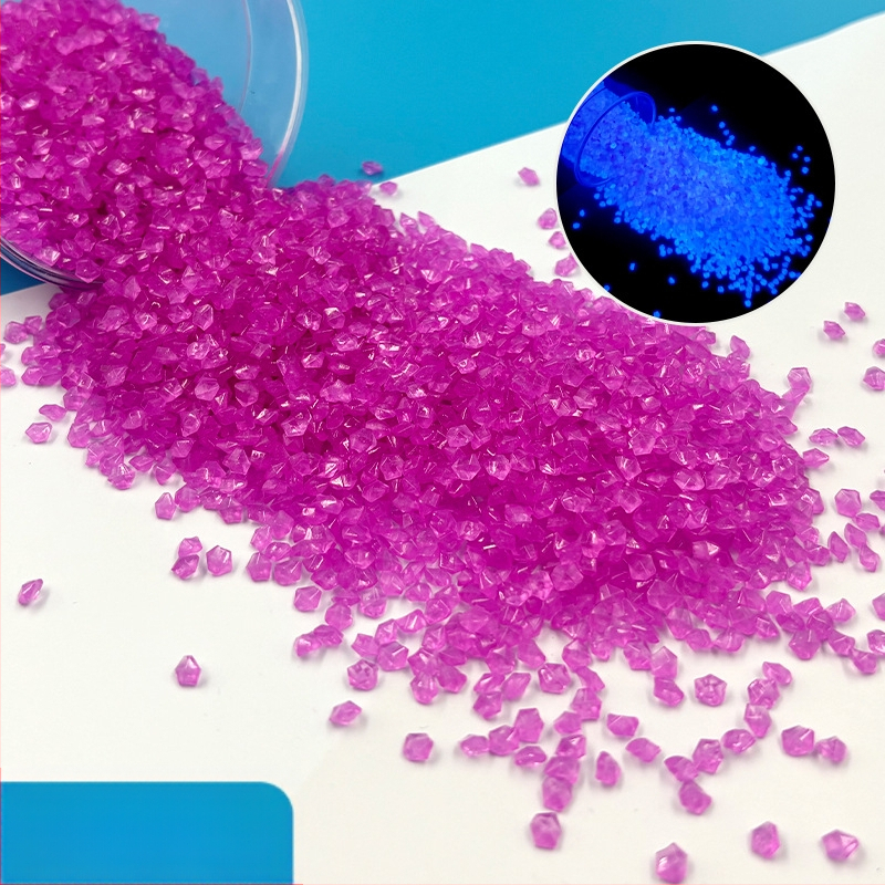 Nisip fosforescent pentru grădină și peisaj de acvariu – pietriș luminos și pietre ciobite, 25 kg, ambalaj 200 bucăți, brand Jibiao, Landstone, origine Yiwu