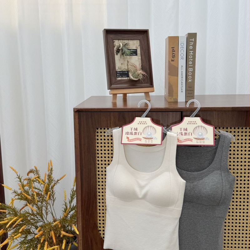 Fengzhixin 2150 Čipkasti camisole s ugrađenim jastučićima za grudnjak, bešavne košarice, srednja duljina, lijep leđa