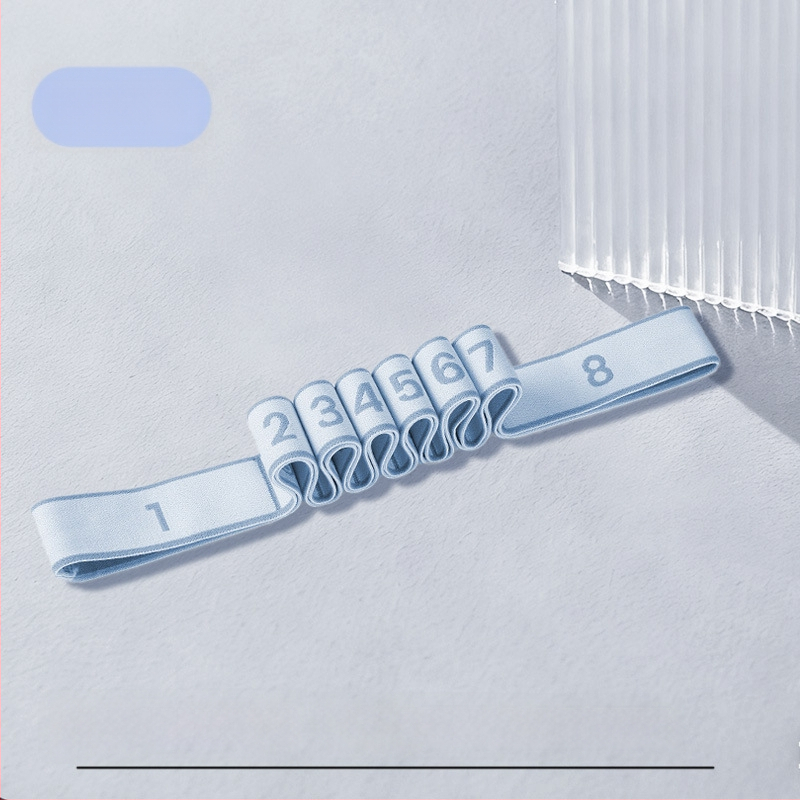 Ιμάντας αντίστασης για χορό με 8/10/12 ενότητες, ζώνη γυμναστικής για τη μέση και τα πόδια, πολυεστέρας και λατέξ, Lixiang