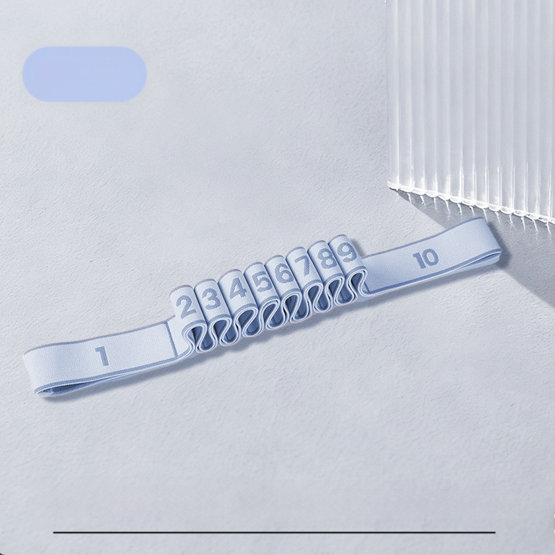 Ιμάντας αντίστασης για χορό με 8/10/12 ενότητες, ζώνη γυμναστικής για τη μέση και τα πόδια, πολυεστέρας και λατέξ, Lixiang