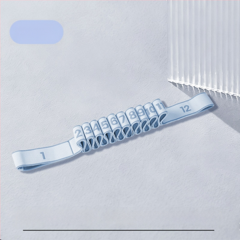 Ιμάντας αντίστασης για χορό με 8/10/12 ενότητες, ζώνη γυμναστικής για τη μέση και τα πόδια, πολυεστέρας και λατέξ, Lixiang